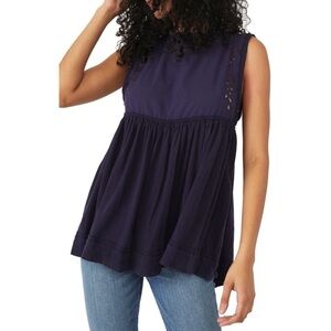 NEW Free People Bella Babydoll Top Size Small